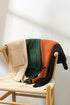 Ribbed Mock Neck Patch Pocket Drop Shoulder Short Sleeve Sweater
